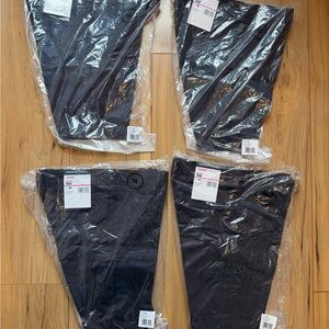 Girls French Toast Bermuda style navy shorts - size 10 (4 pair total)